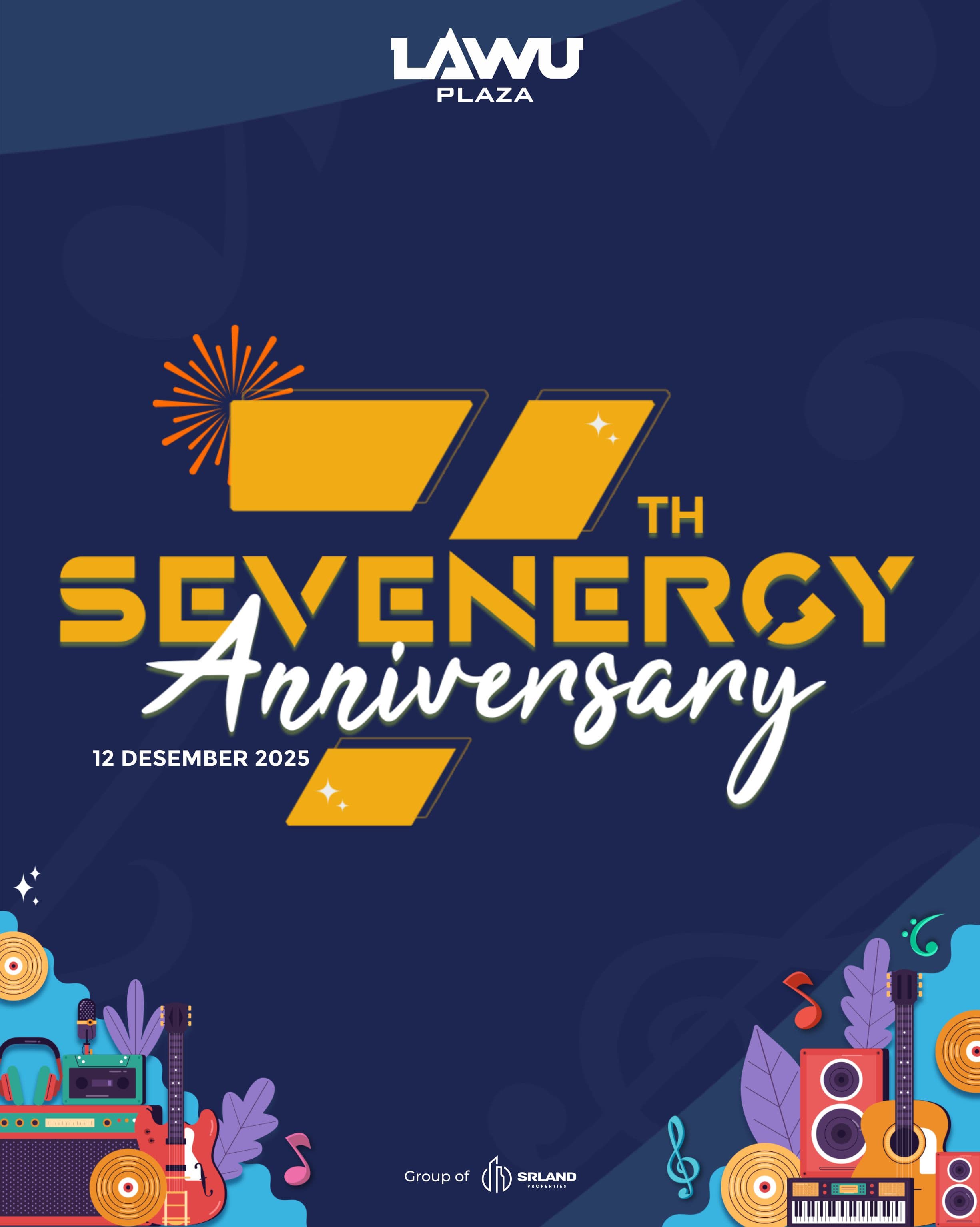 ANNIVERSARY 7th PLAZA LAWU: “SEVENERGY” Hadirkan Semangat Anak Muda & Komunitas Kota Madiun